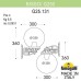 Настенный светильник уличный Globe 250 G25.131.000.VYE27DN Fumagalli