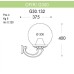 Настенный фонарь уличный Globe 300 G30.132.000.WYE27 Fumagalli
