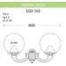 Настенный фонарь уличный Globe 300 G30.142.000.AXE27 Fumagalli