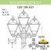 Наземный фонарь Cefa U23.156.S31.VXF1R Fumagalli
