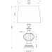 Интерьерная настольная лампа 22-86946 Garda Decor