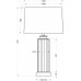 Интерьерная настольная лампа 22-87529 Garda Decor