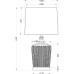 Интерьерная настольная лампа 22-88237 Garda Decor
