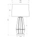 Интерьерная настольная лампа 22-88243 Garda Decor