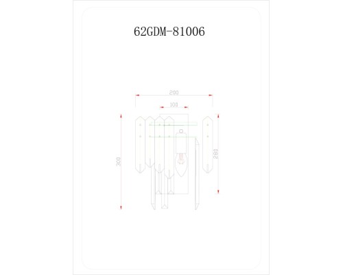 Бра 62GDM-81006 Garda Decor Бра 62GDM-81006 Garda Decor