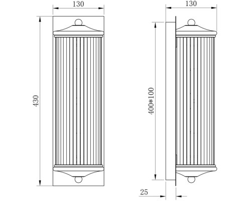 Бра K2KG0604W-1 Garda Decor Бра K2KG0604W-1 Garda Decor