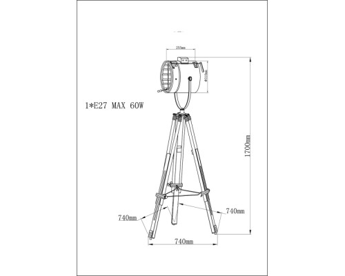 Торшер K2KM018F Garda Decor Торшер K2KM018F Garda Decor