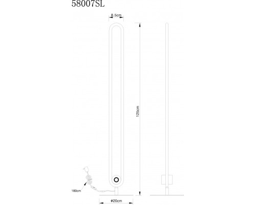 Торшер Toppole 58007SL Globo Торшер Toppole 58007SL Globo