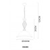 Подвесной светильник Odin 60208H Globo