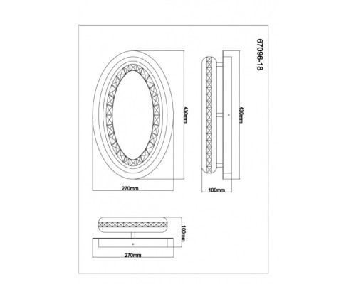 Потолочная люстра Hommi 67096-18 Globo Потолочная люстра Hommi 67096-18 Globo