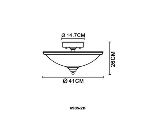 Потолочный светильник Sassari 6905-2D Globo Потолочный светильник Sassari 6905-2D Globo