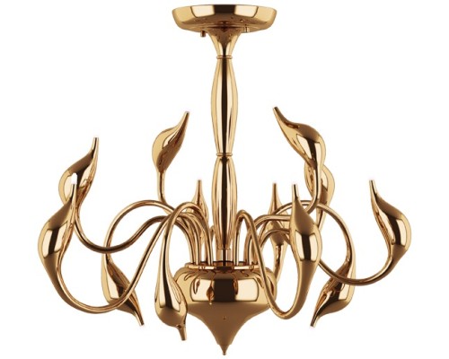 Потолочная люстра Meta Swan MX8098-12A gold Illuminati Потолочная люстра Meta Swan MX8098-12A gold Illuminati
