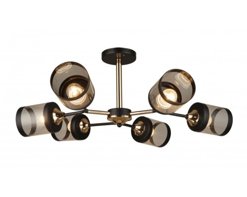 Потолочная люстра MD.3592-6-S-BK+FGD Imex Потолочная люстра MD.3592-6-S-BK+FGD Imex