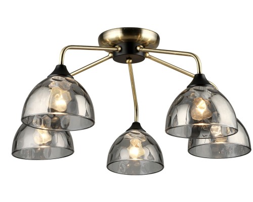Потолочная люстра MD.3826-5-S AB+BK Imex Потолочная люстра MD.3826-5-S AB+BK Imex