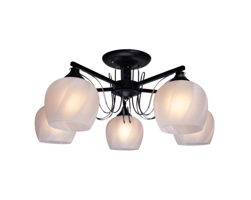 Потолочная люстра MD.05680-5-S BK+CH Imex Потолочная люстра MD.05680-5-S BK+CH Imex