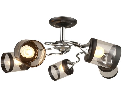 Потолочная люстра MD.3470-5-S CH+BK Imex Потолочная люстра MD.3470-5-S CH+BK Imex