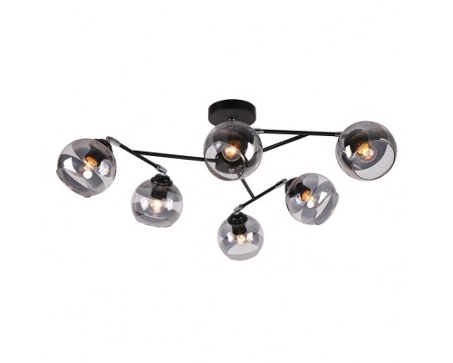 Потолочная люстра MD.9460-6-S BK+CH Imex Потолочная люстра MD.9460-6-S BK+CH Imex