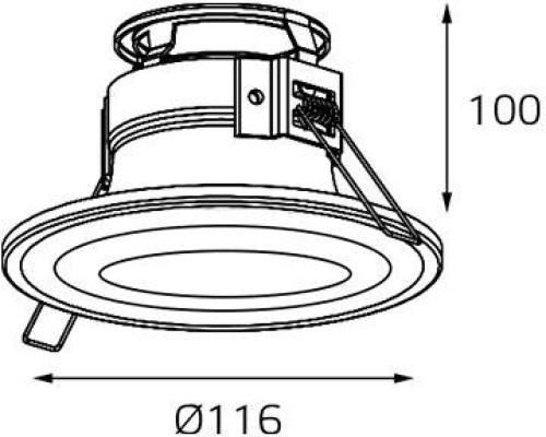 Точечный светильник 7012 IT07-7012 white Italline Точечный светильник 7012 IT07-7012 white Italline