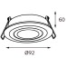Точечный светильник M02 M02-026019 white Italline