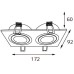 Точечный светильник M02 M02-026021 white Italline