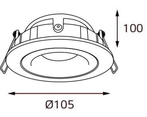 Точечный светильник M02 M02-026029 white Italline Точечный светильник M02 M02-026029 white Italline