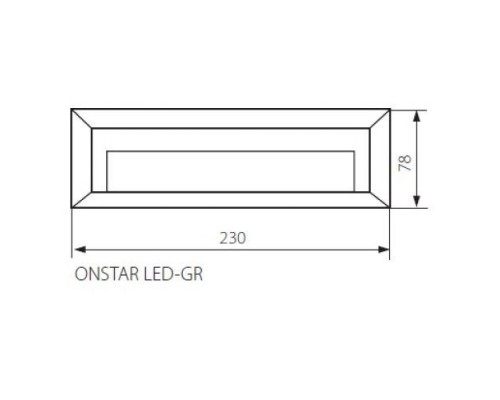 Настенный светильник уличный Onstar Led 22760 Kanlux Настенный светильник уличный Onstar Led 22760 Kanlux