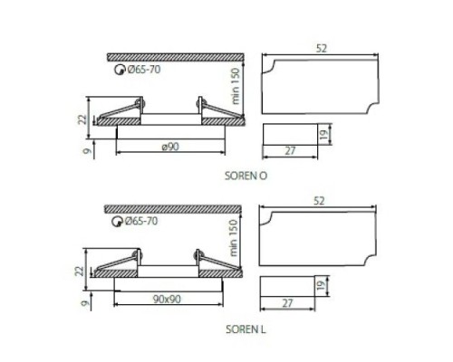 Точечный светильник Soren 24410 Kanlux Точечный светильник Soren 24410 Kanlux