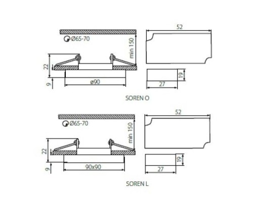 Точечный светильник Soren 24410 Kanlux