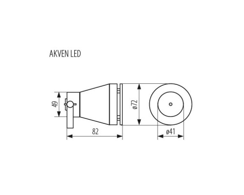 Прожектор уличный Akven Led 25720 Kanlux
