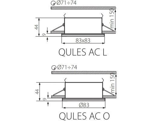 Точечный светильник QULES 26304 Kanlux Точечный светильник QULES 26304 Kanlux
