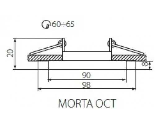 Точечный светильник MORTA 26715 Kanlux Точечный светильник MORTA 26715 Kanlux