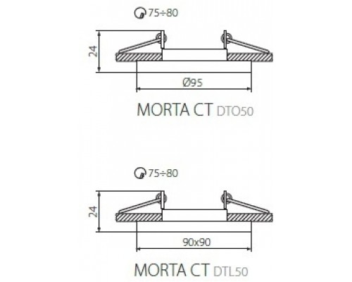Точечный светильник MORTA 26716 Kanlux Точечный светильник MORTA 26716 Kanlux