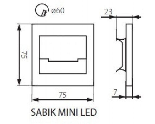 Подсветка для лестниц и ступеней SABIK 32490 Kanlux Подсветка для лестниц и ступеней SABIK 32490 Kanlux
