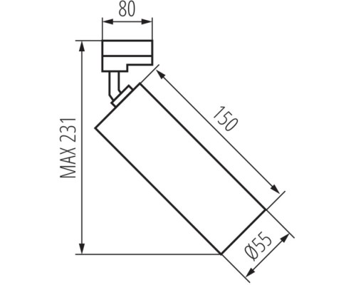 Трековый светильник ACORD 33138 Kanlux Трековый светильник ACORD 33138 Kanlux