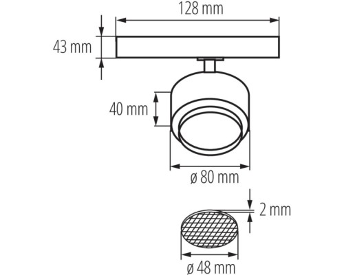 Трековый светильник BTL 35651 Kanlux Трековый светильник BTL 35651 Kanlux