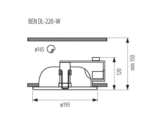 Точечный светильник Ben Dl 4822 Kanlux Точечный светильник Ben Dl 4822 Kanlux