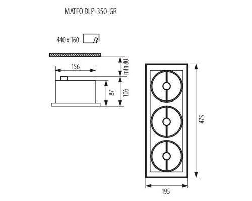 Точечный светильник Mateo Dlp 4962 Kanlux Точечный светильник Mateo Dlp 4962 Kanlux