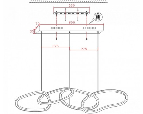 Подвесной светильник Сена 07609-4AL,33 Kink Light Подвесной светильник Сена 07609-4AL,33 Kink Light