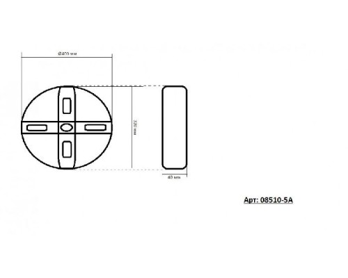 Подвесной светильник Аква 08510-5A(4000К) Kink Light