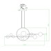Потолочная люстра Иона 09408-10L,19 Kink Light