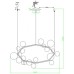Подвесная люстра Иона 09408-21,19 Kink Light