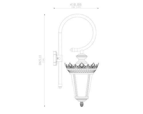 Настенный фонарь уличный LD-FL002 LD-Lighting Настенный фонарь уличный LD-FL002 LD-Lighting