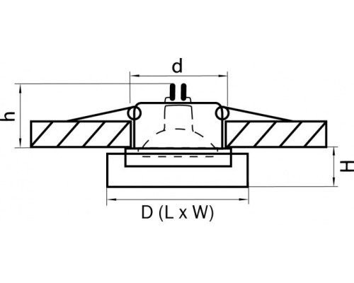 Точечный светильник Lui mini 006146 Lightstar