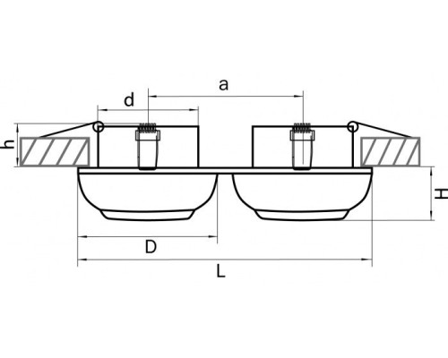 Точечный светильник OCULA 011827 Lightstar Точечный светильник OCULA 011827 Lightstar