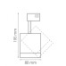 Трековый светильник Canno 301572 Lightstar