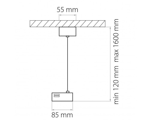 Питание подвесное Barra 502197 Lightstar Питание подвесное Barra 502197 Lightstar
