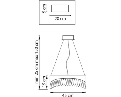 Подвесная люстра Helio 703143 Lightstar Подвесная люстра Helio 703143 Lightstar