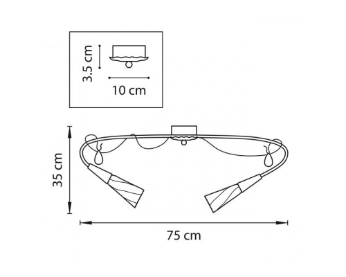 Потолочная люстра AEREO 711060 Lightstar Потолочная люстра AEREO 711060 Lightstar