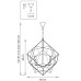 Подвесная люстра Gabbia 732267 Lightstar