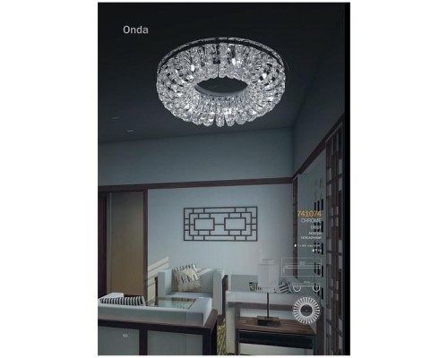 Потолочный светильник ONDA 741074 Lightstar Потолочный светильник ONDA 741074 Lightstar